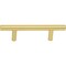 Elements 3" Center-to-Center Brushed Gold Naples Cabinet Bar Pull,  136BG-10 - alternate 2